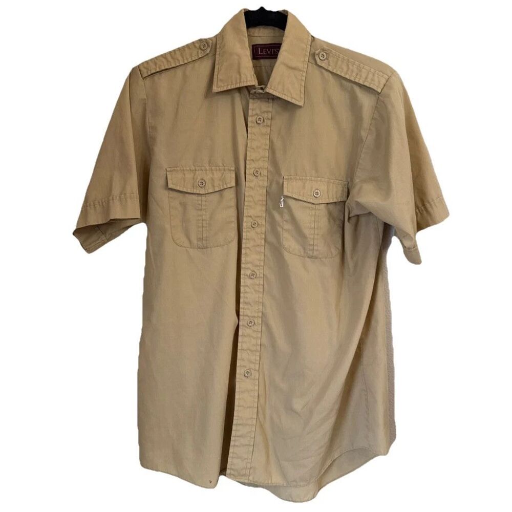 vintage Levi's button front  shirt  size m